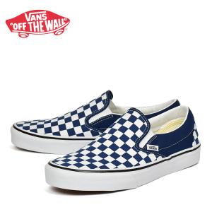 バンズ スリッポン チェッカー柄 VANS Classic Slip-On COLOR THEORY CHECKERBOARD Deep Indigo N000DAHFOB
