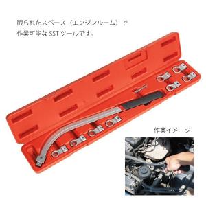 10pcs ユニバーサルカムベルトテンショナーレンチセット・ベルト調整レンチ B093｜garagecom