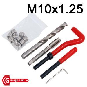 DIYtool 手軽につぶれたネジ補修 ネジ山修正リコイルキットM10x1.25 B130｜garagecom