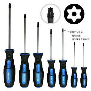 7pcs いじり止め(穴あり) ドライバー仕様トルクスビットソケットセット