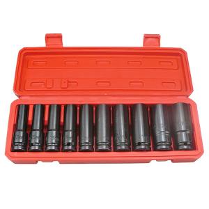 10pc Cr-Mo ディープインパクトソケットレンチセット YZA011｜Garage.com