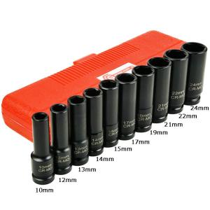 10pc Cr-Mo ディープインパクトソケッ...の詳細画像1