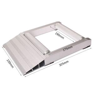 シルバー塗装 アルミ製バイクメンテ用 ローラースタンド