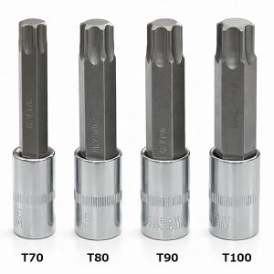 4pc トルクスビットソケット T70 T80...の詳細画像1