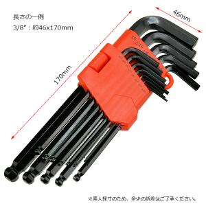 13pcハーレーなど輸入車用インチサイズ 六角...の詳細画像2