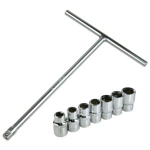 3 Size Tレンチ T型レンチ 3WAY T型 ソケットレンチ 8mm 10mm 12mm