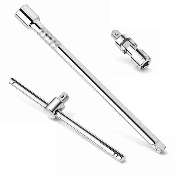 T型スライドハンドル ユニバーサルジョイント エクステンションバー 3点セット T336