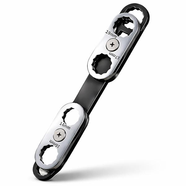 8in1 万能ソケットレンチ 8sizeメガネレンチ 360°回転ヘッド クロムバナジウム鋼 DIY...