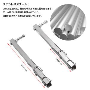 2個セット ボートドーリー ステンレス製 ボー...の詳細画像3
