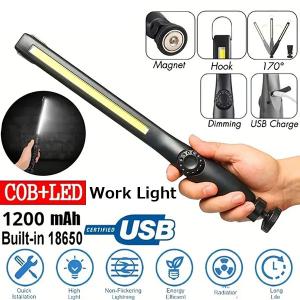 充電式 Led ガレージ車修理に便利なワークラ...の詳細画像2