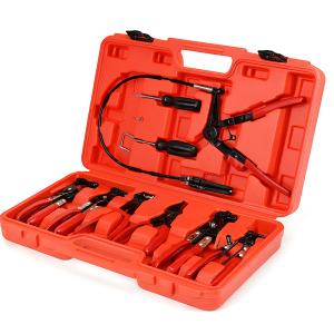 9pcs ホースクランププライヤー クルマオーバーホール用フルセット