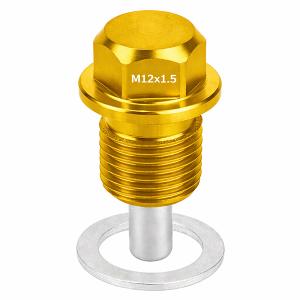 赤ネオジウムマグネット ドレンボルトM12x1.25 オイルドレインプラグ