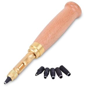 15pcレザークラフトホールポンチセット ベルトやカバンレザー、布