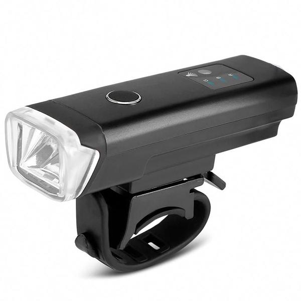 350LM 自転車用 高輝度LEDフロントライト USB充電式 ストロボライト YZN020