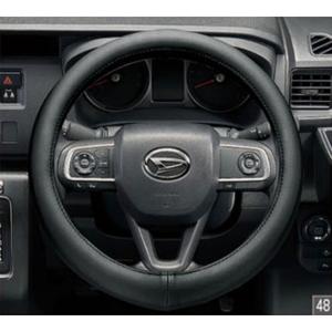 ダイハツ　新型アトレー　純正ステアリングカバー　本革　美品！ アトレー ステアリングカバー（本革） ダイハツ純正部品 S700 S710