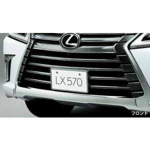 LEXUS レクサス 純正 アクセサリー パーツ LX570 ナンバーフレーム(フロント・リヤ)＆ロックボルト(ロゴ入り)セット※適用タイプ要確認 08407-60020-A1