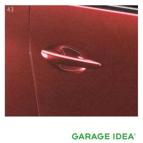 MAZDA マツダ 純正 アクセサリー パーツ MAZDA3 マツダ3 ドアハンドル傷付防止シート ...