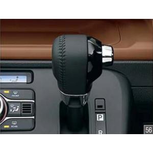 ムーヴ キャンバス LA850S/LA860S 後期：純正 シフトノブ（本革巻き