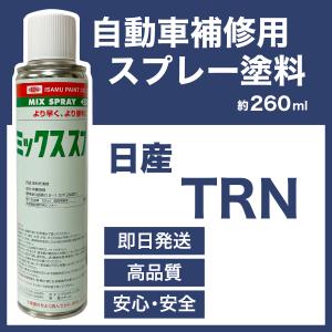 日産TRN スプレー 260ml 塗料 チタニウムグレーM キックス 脱脂剤付き