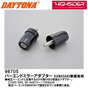 HIGHSIDER バーエンドミラー MONTANA バーエンドアダプター HIGHSIDER バーエンドミラー モンタナ EVO アダプター付属（新