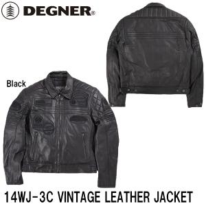 DEGNER 14WJ-3C ヴィンテージレザージャケット VINTAGE LEATHER JACKET デグナー｜garager30