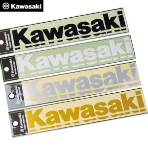 カワサキ 純正ステッカーLサイズ 抜き文字 文字だけ残るステッカー