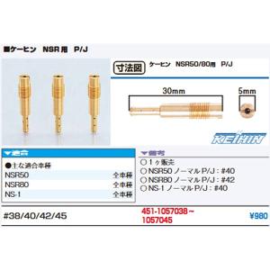 POSH ライブDio-ZX(2001-2002) 用 パイロットジェットSET(28X5-H