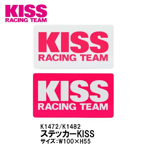 KISSレーシングチームステッカー Mサイズ KISS Racing Team Sticker キジ...