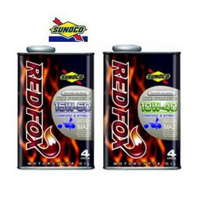 日本サン石油 SUNOCO REDFOX RACING & SPORT 4サイクル オイル 15W-50