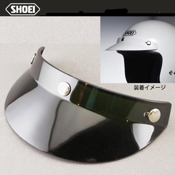 SHOEI  ヘルメットバイザー ブラック ホワイト ヒサシ ピーコック ショーエイ