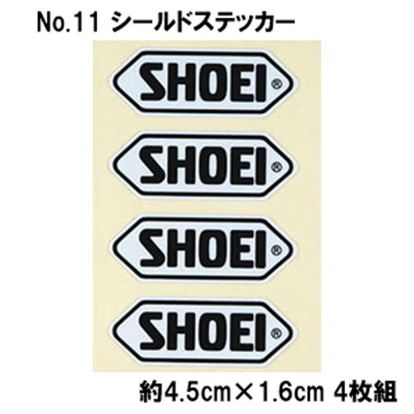SHOEI NO.11 純正ステッカー ヘルメットシールドステッカー ショーエイ NO11