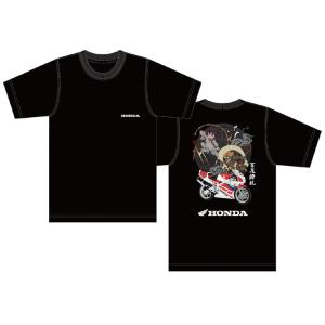 ホンダ（HONDA） HONDA×百花繚乱 Tシャツ 鶴×NSR250 SKHH002 : ある