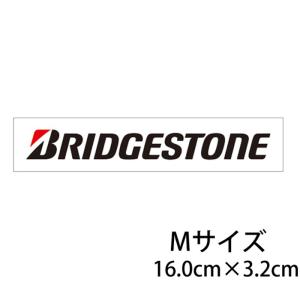 BRIDGESTONE ステッカー Mサイズ ブリヂストン 角  スポンサーデカール DECAL STICKER タイヤブランド ブリジストン