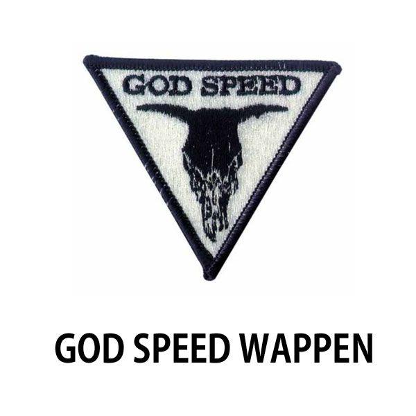 刺繍ワッペン カドヤ　GOD SPEED  ゴッドスピード  No.8533