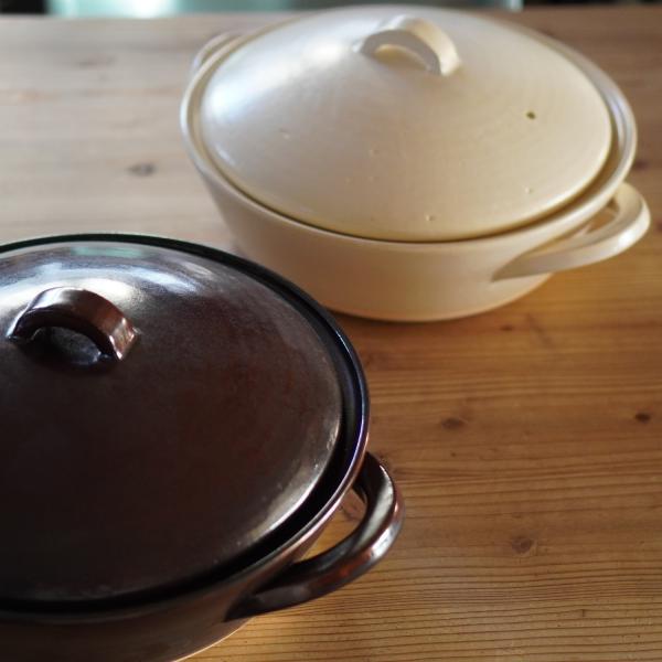 土鍋 10号鍋 ドゥーブ 大きめ 5〜6人用 直火 日本製 スタジオエム STUDIO M&apos;