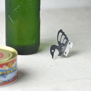 缶切り 栓抜き オープナー 白鳥の缶切り ステンレス 日本製 レトロ かわいい クリックポスト同梱可能｜garagesale