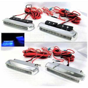 　BRAITH ブレイス　極薄!!　9連LEDミニデイライト　BE361　ブルー光