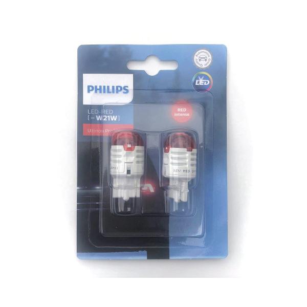 在庫有ります 日本正規品 PHILIPS フィリップス LEDバルブ レッド T20シングル(W21...