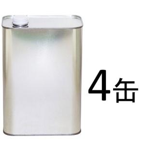 ガレージ・ゼロ 無地缶 4L×4缶 ネジ口/空缶/ブリキ缶 ＊送料無料(北海道・沖縄・離島除く)｜ハンターゼロ ヤフー店