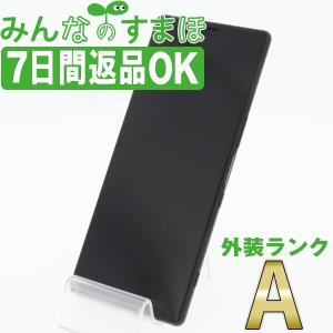 7日間返品OK SIMフリー 802SO Xperia 1 ブラック 中古 本体 Aランク スマホ ソフトバンク あすつく 802sobk8mtm｜garakei