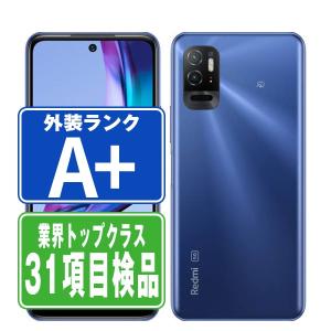 A101XM Redmi Note 10T ナイトタイムブルー SIMフリー ソフトバンク 中古 ス...