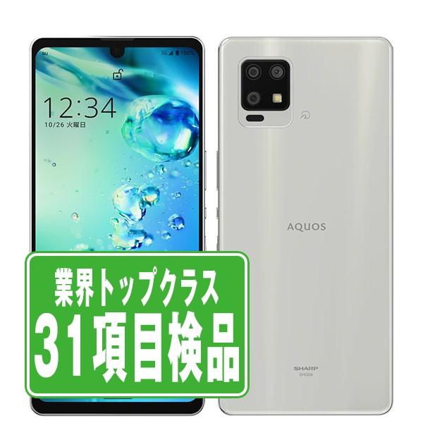 A102SH AQUOS zero6 ホワイト SIMフリー ソフトバンク 中古 スマホ 本体 良品...
