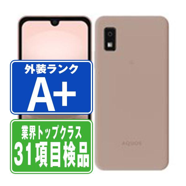 A302SH AQUOS wish3 ピンク SIMフリー ワイモバイル 中古 スマホ 本体 ほぼ新...