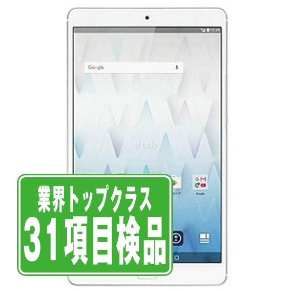 d-01J dtab Compact Silver SIMフリー ドコモ 中古 タブレット 本体 良...