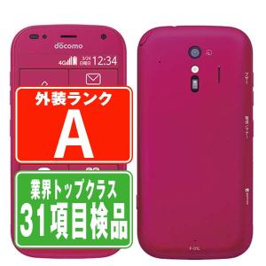 F-01L らくらくスマートフォンme ピンク SIMフリー ドコモ 中古 スマホ 本体 美品 父の日 7日間返品OK あすつく f01lpk8mtm｜トリスマ Yahoo!店