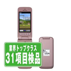 富士通 F-01M らくらくホン ピンク SIMフリー ガラケー 本体