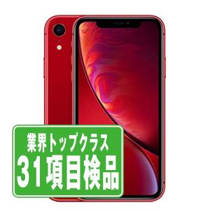 iPhoneXR 64GB RED SIMフリー 中古 本体 良品 スマホ 父の日 7日間返品OK あすつく ipxrmtm964｜garakei