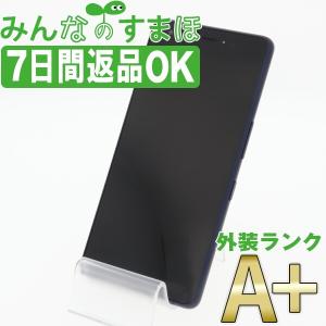 7日間返品OK KYV44 Qua phone QZ インディゴ au SIMフリー ほぼ新品 中古 スマホ 本体 あすつく kyv44in9mtm｜garakei