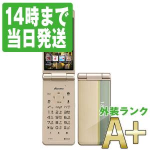 P-01H ゴールド 中古 ガラケー 本体 ほぼ新品 ドコモ 7日間返品OK あすつく p01hgl9mtm｜garakei