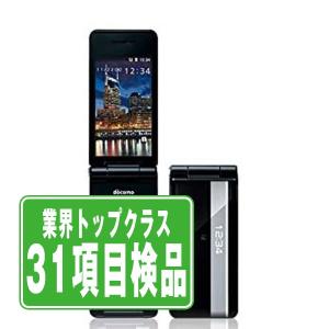 P-01J P-smart ケータイ ブラック SIMフリー 中古 ガラケー